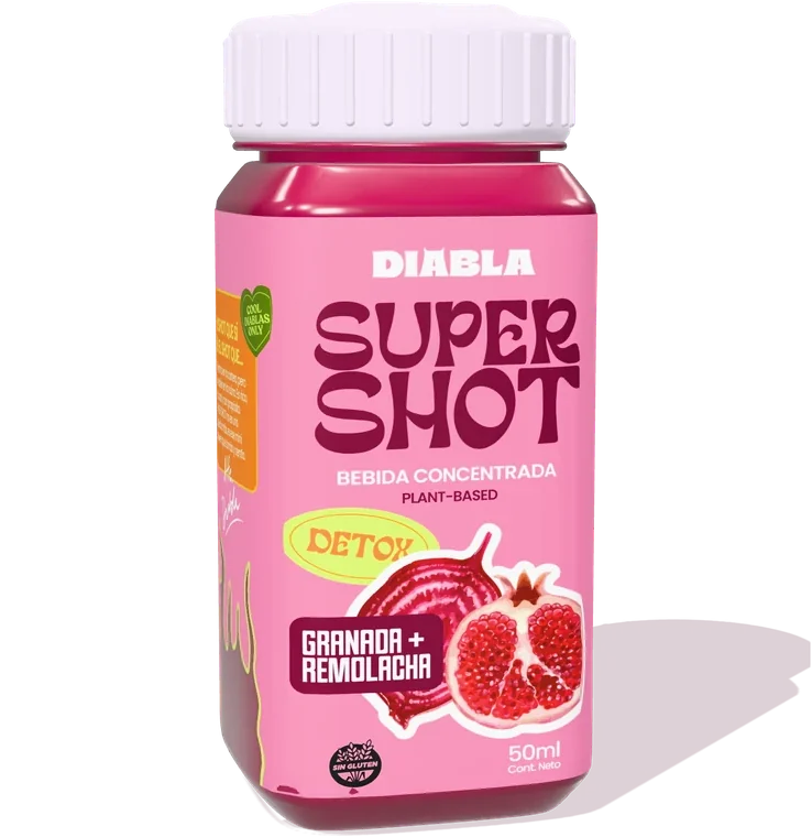 Super Shot Detox, granada y remolacha