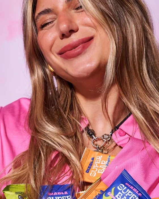 Delfina Ferro con barritas de Diabla